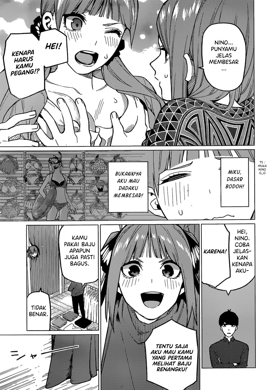 Go-toubun no Hanayome Chapter 123.5 Gambar 8