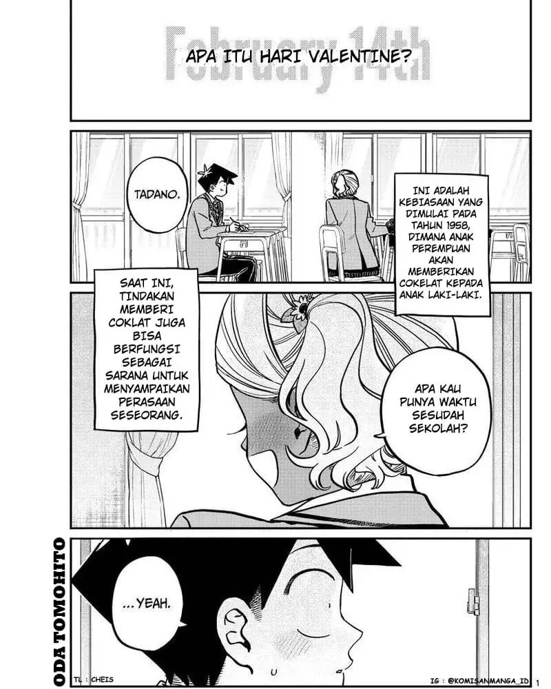 Baca Komik Komi-san wa Komyushou Desu Chapter 299 Gambar 1