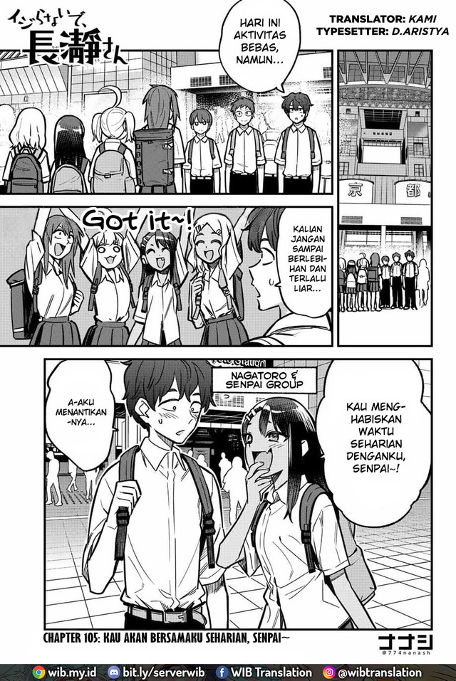 Baca Manga Ijiranaide, Nagatoro-san Chapter 105 Gambar 2