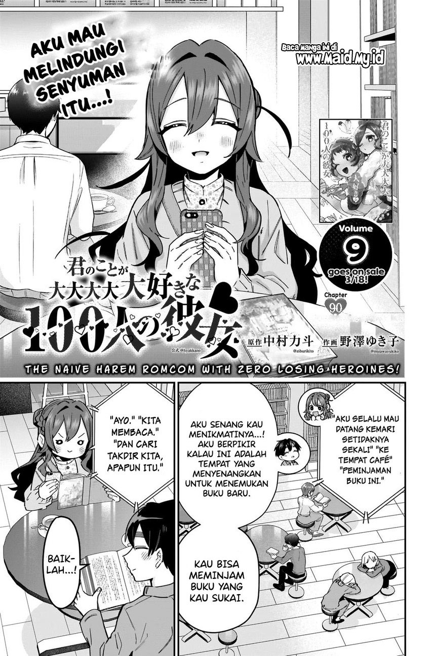 Kimi no Koto ga Dai Dai Dai Dai Daisuki na 100-ri no Kanojo Chapter 90 Gambar 3