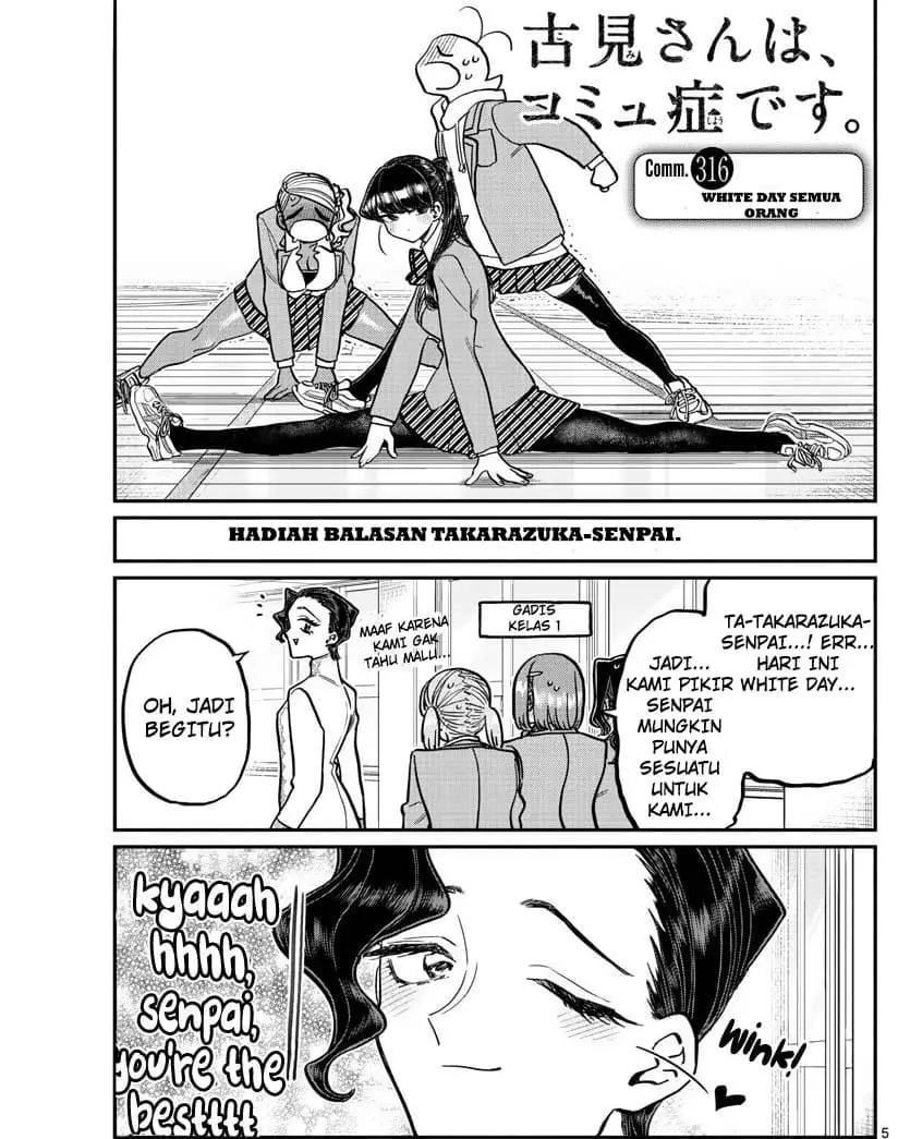 Komi-san wa Komyushou Desu Chapter 316 Gambar 5