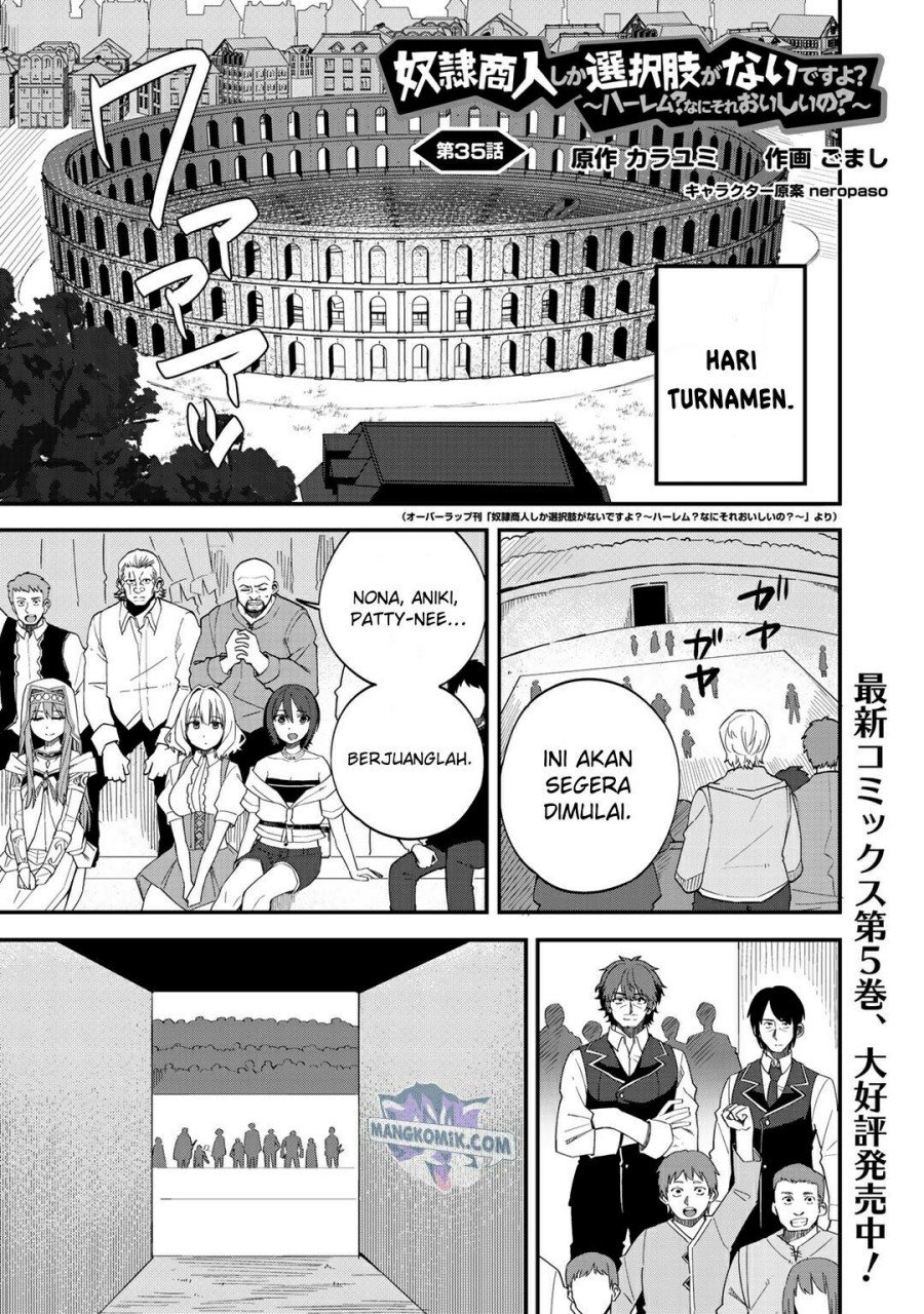 Baca Manga Dorei Shounin shika Sentakushi ga nai desu yo? ~Harem? Nani sore oishii no?~ Chapter 35 Gambar 2