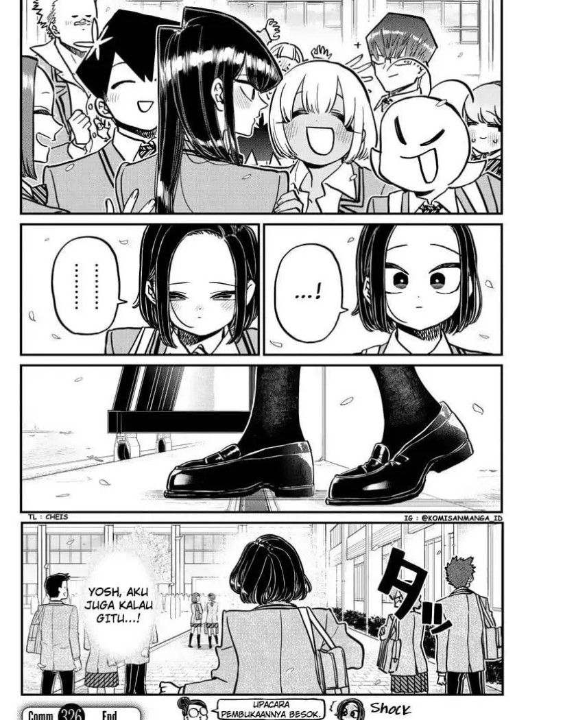 Komi-san wa Komyushou Desu Chapter 326 Gambar 8