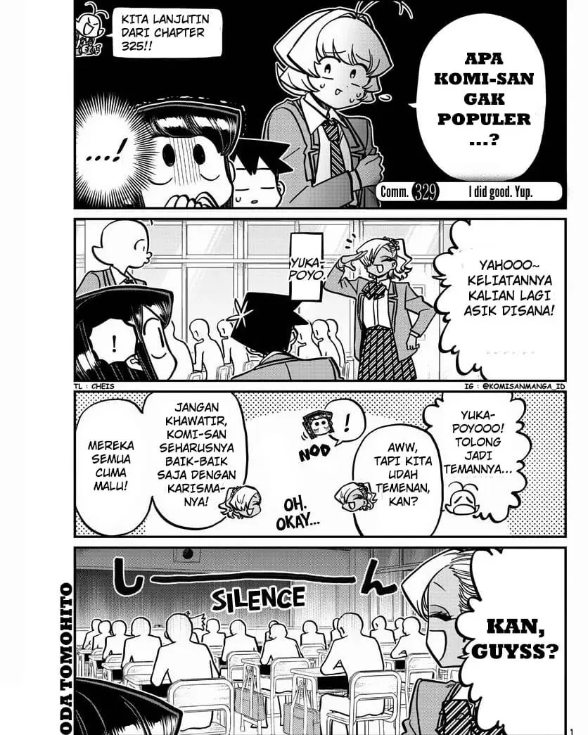 Baca Komik Komi-san wa Komyushou Desu Chapter 329 Gambar 1