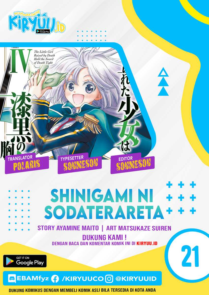 Baca Komik Shinigami ni Sodaterareta Shoujo wa Shikkoku no Tsurugi wo Mune ni Idaku Chapter 21 Gambar 1