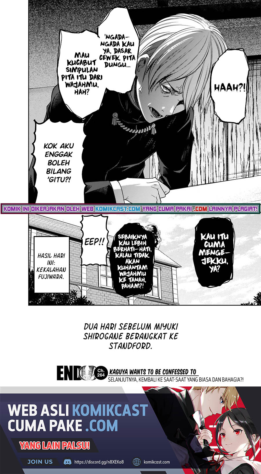 Kaguya-sama wa Kokurasetai – Tensai-tachi no Renai Zunousen Chapter 264 Gambar 19