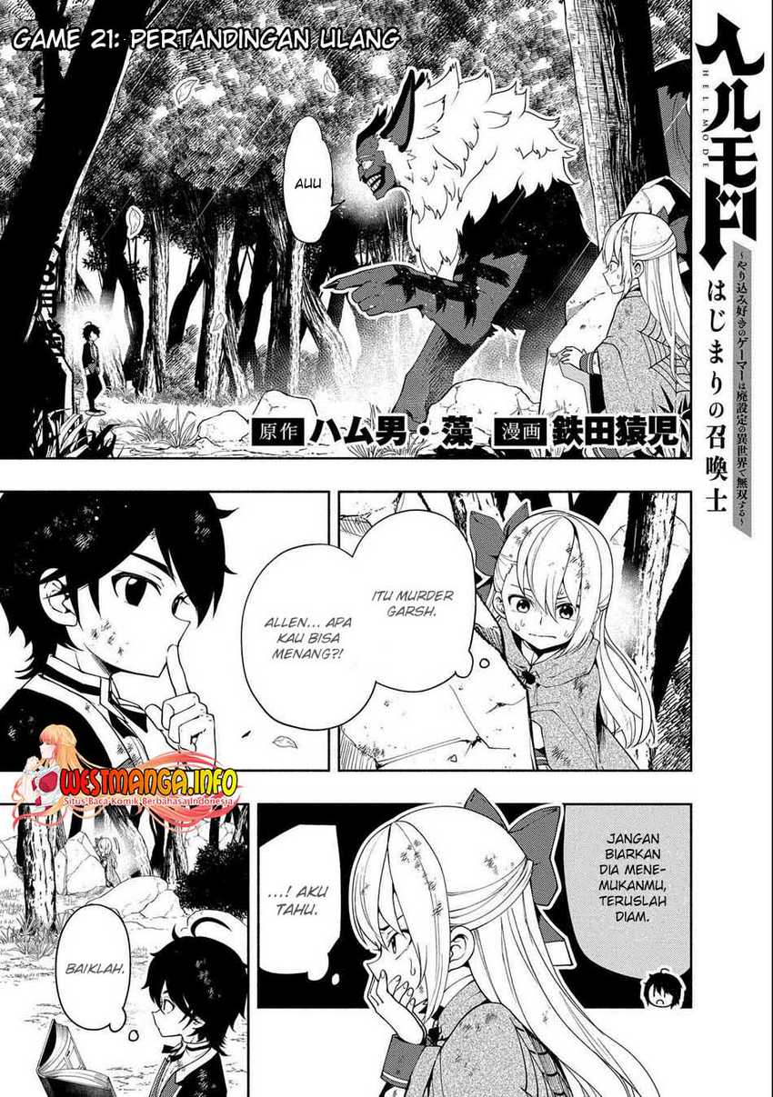 Baca Manga Hell Mode: Yarikomi Suki no Gamer wa Hai Settei no Isekai de Musou Suru Chapter 21 Gambar 2