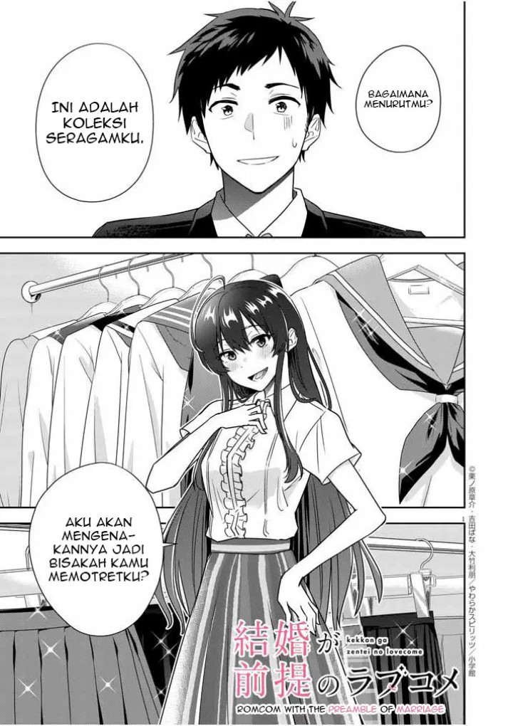 Baca Manga Kekkon ga Zentei no Love Comedy Chapter 9 Gambar 2