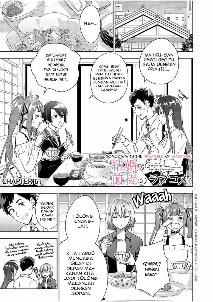 Baca Manga Kekkon ga Zentei no Love Comedy Chapter 6 Gambar 2