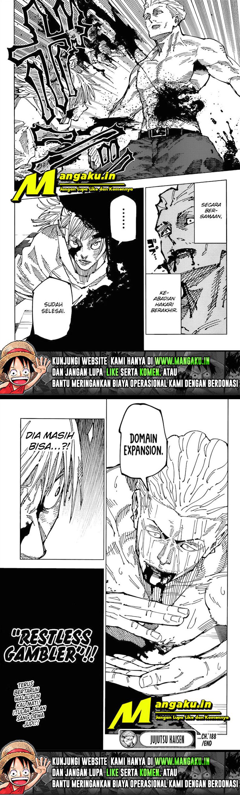 Jujutsu Kaisen Chapter 188 Gambar 13