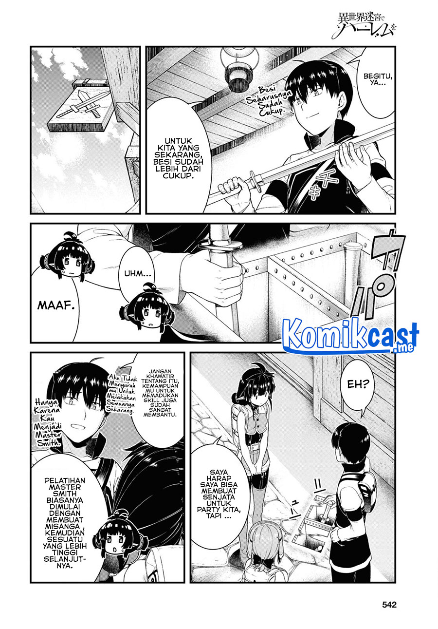 Isekai Meikyuu de Harem wo Chapter 58 Gambar 5