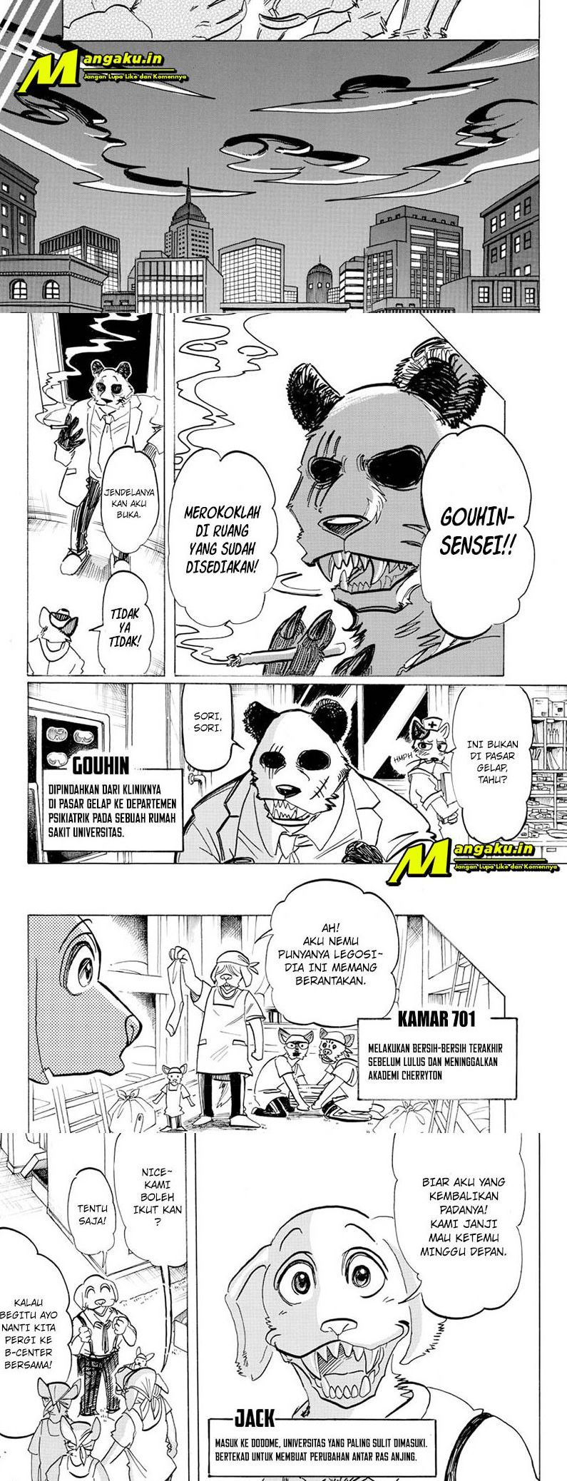 Beastars Chapter 196 Gambar 7