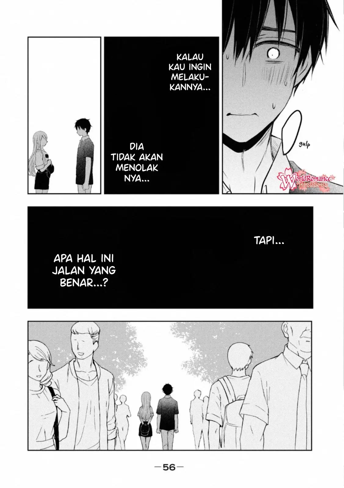 Watari-kun no xx ga Houkai Sunzen Chapter 54 Gambar 17