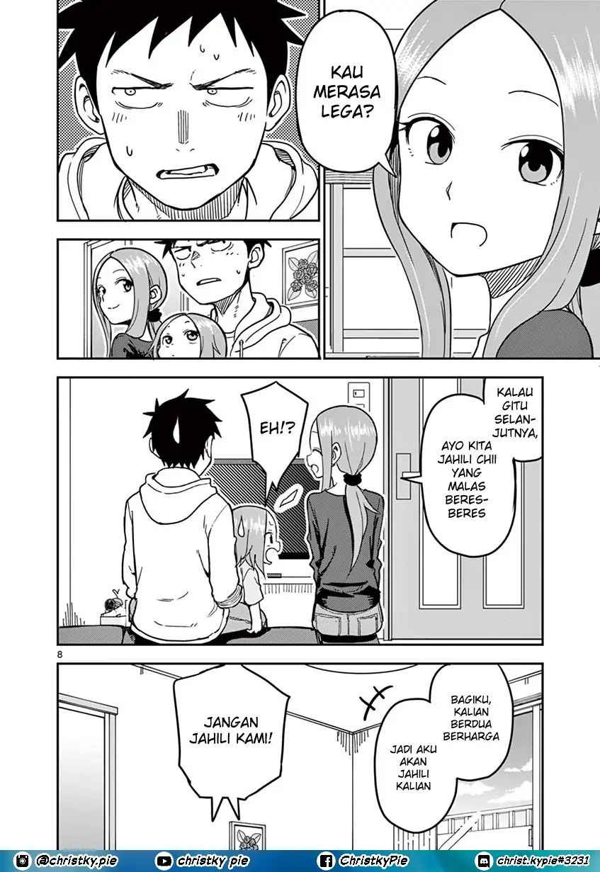 Karakai Jouzu no (Moto) Takagi-san Chapter 133 Gambar 8