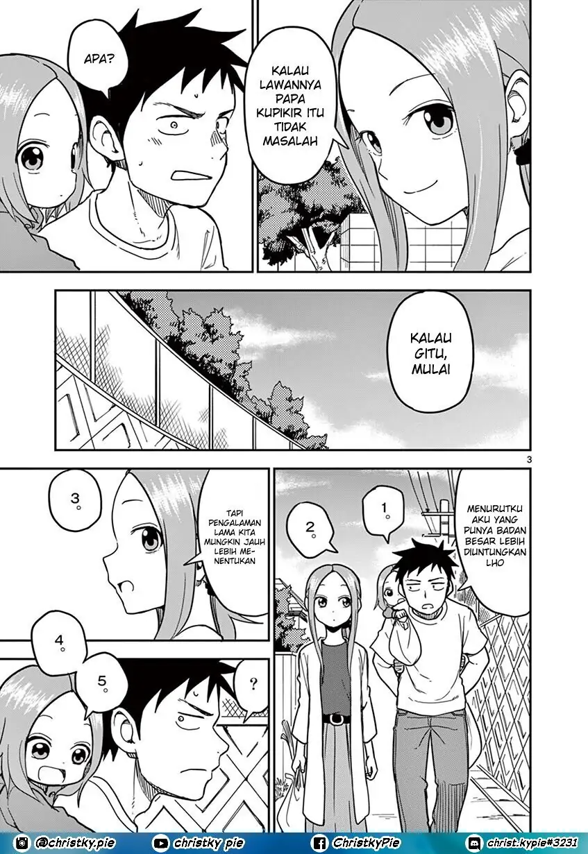 Karakai Jouzu no (Moto) Takagi-san Chapter 132 Gambar 3