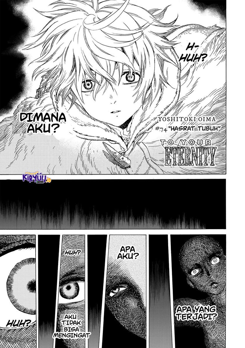 Fumetsu no Anata e Chapter 74 Gambar 3