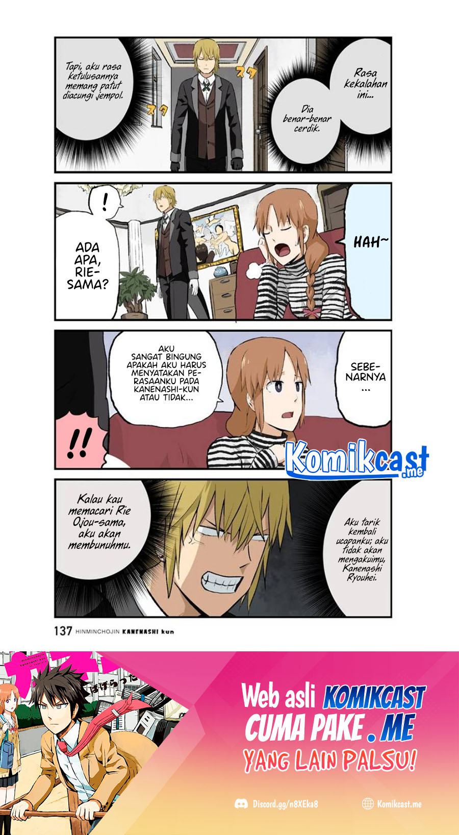 Hinmin Choujin Kanenashi-kun Chapter 37 Gambar 12