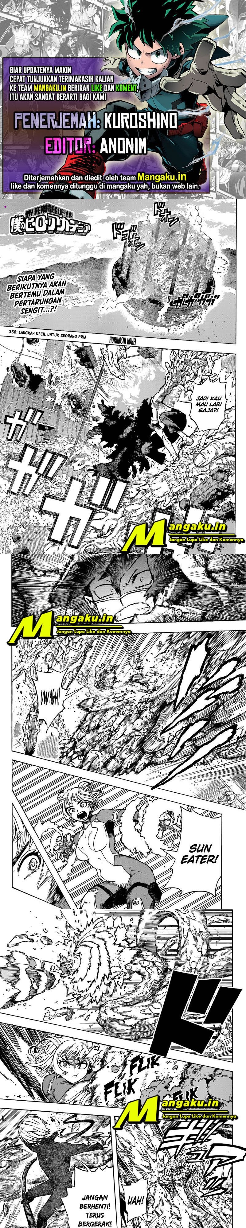 Baca Komik Boku no Hero Academia Chapter 358 Gambar 1