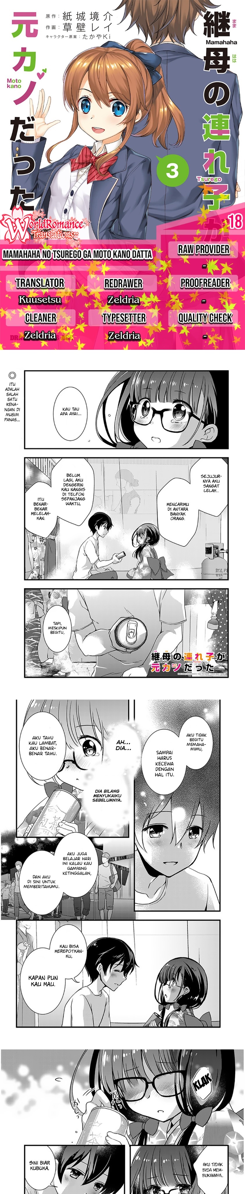 Baca Komik Mamahaha no Tsurego ga Moto Kanodatta Chapter 18 Gambar 1