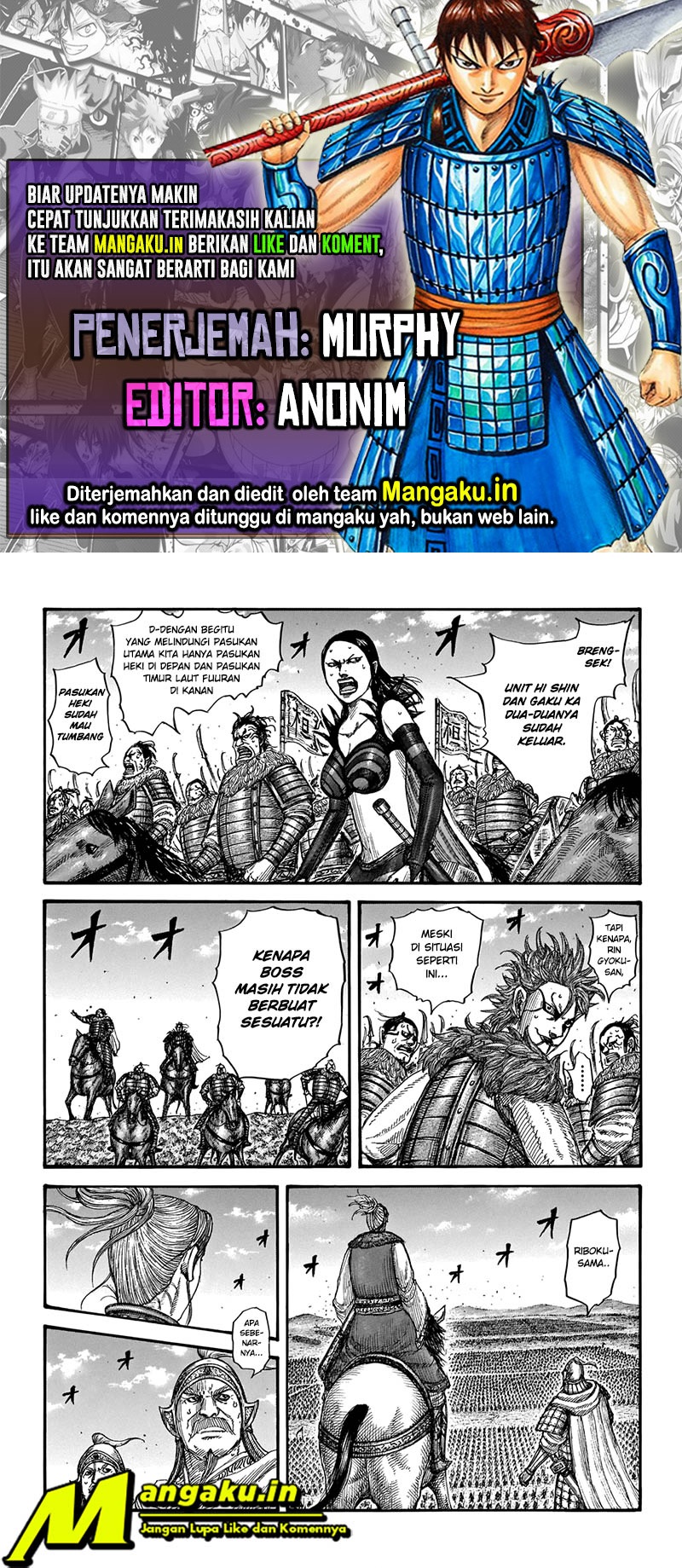 Baca Komik Kingdom Chapter 724 Gambar 1