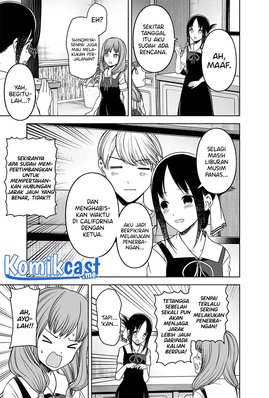 Kaguya-sama wa Kokurasetai – Tensai-tachi no Renai Zunousen Chapter 268 Gambar 12