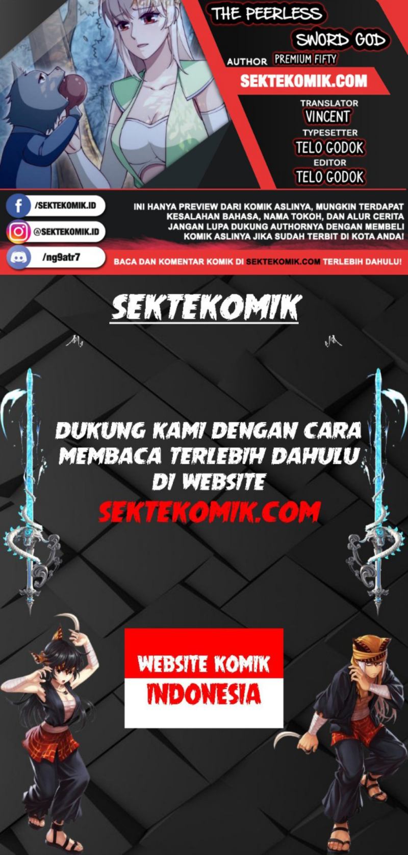 Baca Komik Peerless Sword God Chapter 196 Gambar 1