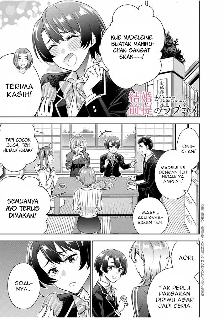 Baca Manga Kekkon ga Zentei no Love Comedy Chapter 16 END Gambar 2