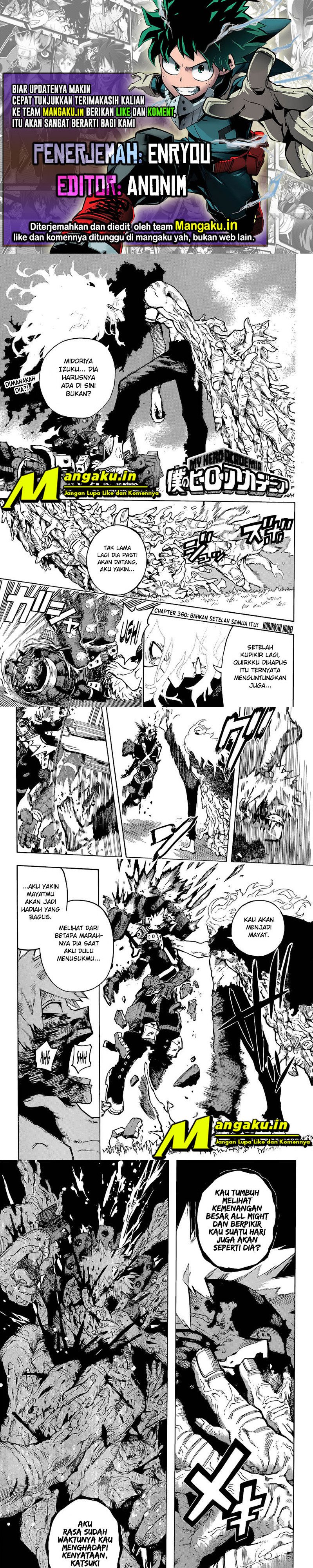 Baca Komik Boku no Hero Academia Chapter 360 Gambar 1