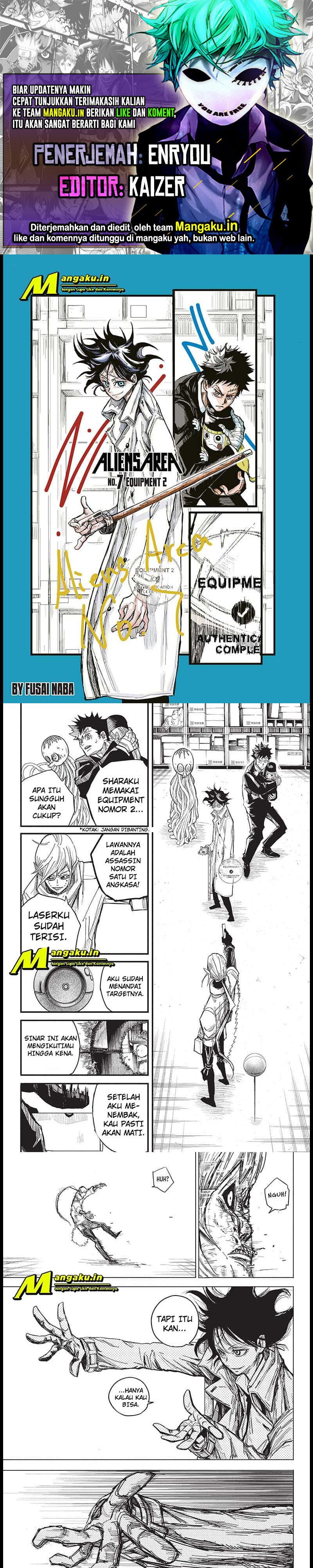 Baca Komik Aliens Area Chapter 7 Gambar 1