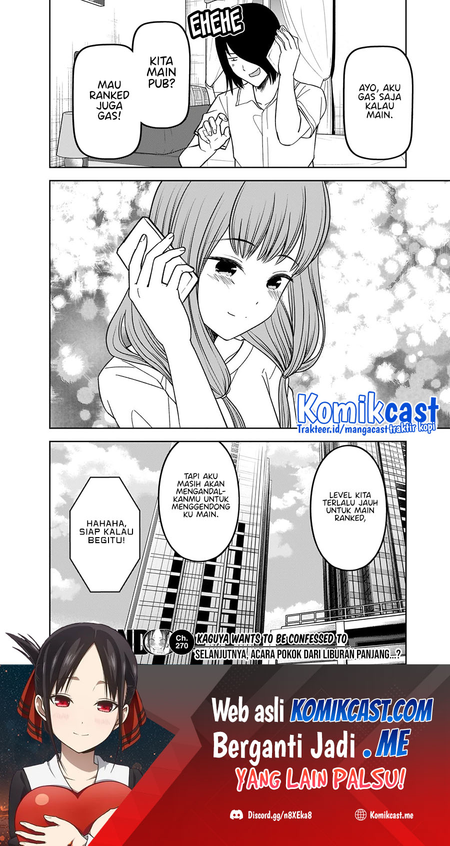 Kaguya-sama wa Kokurasetai – Tensai-tachi no Renai Zunousen Chapter 270 Gambar 19