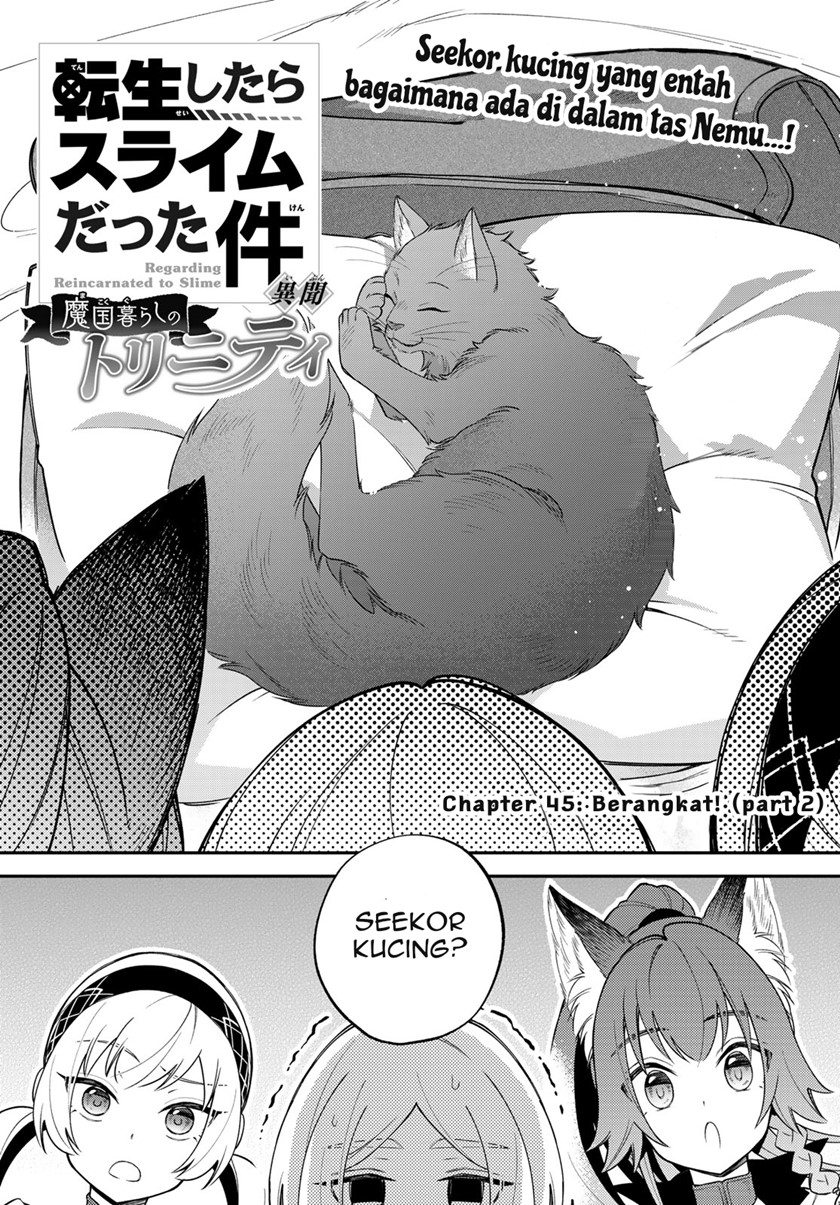 Baca Manga Tensei Shitara Slime Datta Ken Ibun: Makoku Gurashi no Trinity Chapter 45 Gambar 2