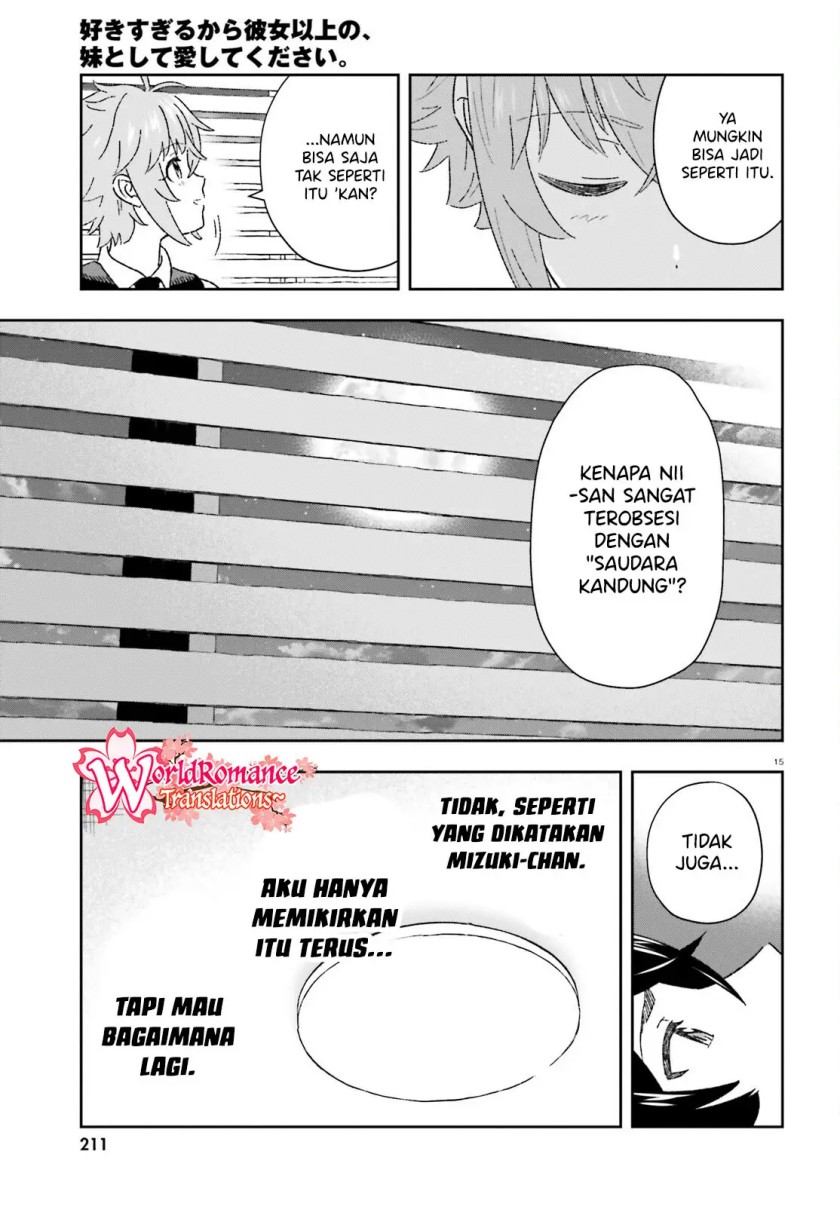 Suki Sugiru Kara Kanojo Ijou no, Imouto Toshite Aishite Kudasai Chapter 8 Gambar 17