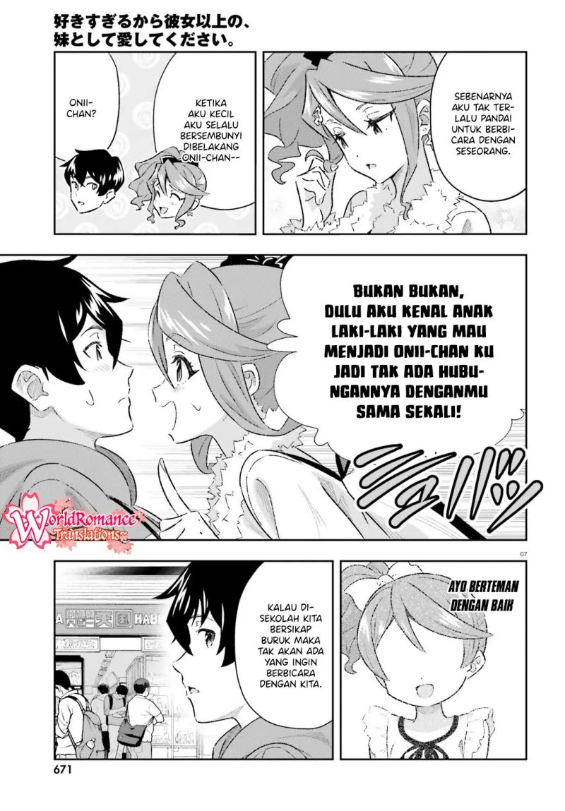 Suki Sugiru Kara Kanojo Ijou no, Imouto Toshite Aishite Kudasai Chapter 5 Gambar 8