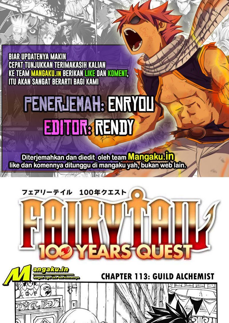 Baca Komik Fairy Tail: 100 Years Quest Chapter 113 Gambar 1