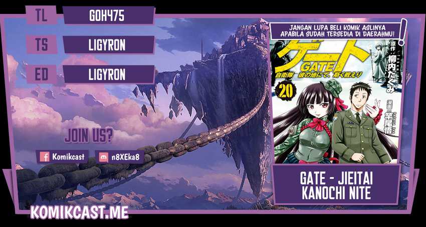 Baca Komik Gate – Jietai Kare no Chi nite Kaku Tatakeri Chapter 114 Gambar 1