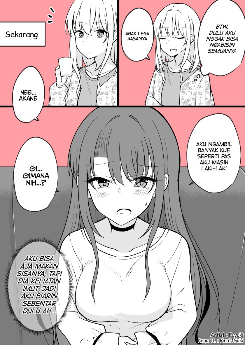 Baca Manga Daily Life of a Couple in Which the Boyfriend Became a Girl One Day Chapter 14 Gambar 2