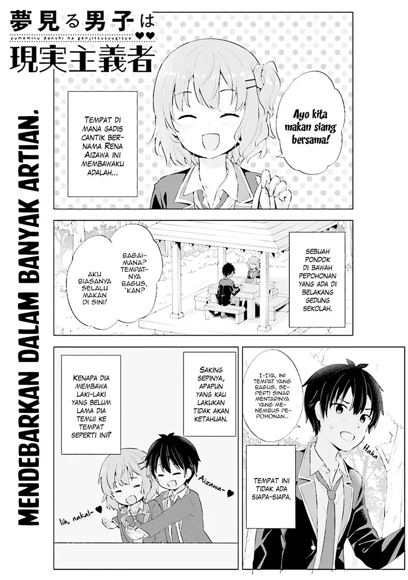 Baca Manga Yumemiru Danshi wa Genjitsushugisha Chapter 3 Gambar 2