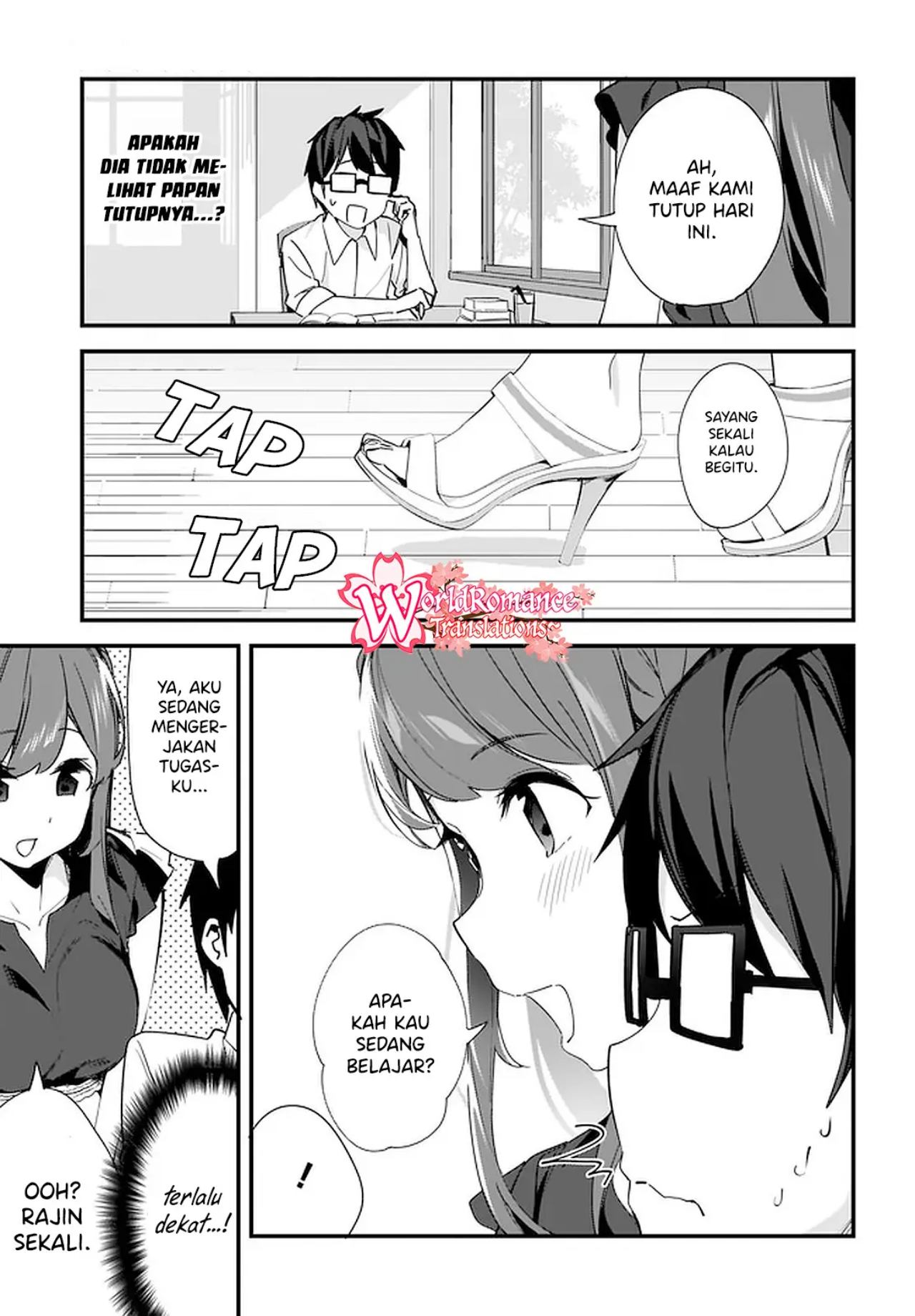 Hayasegawa-kun to Megami na Onee-san  Chapter 5 Gambar 6