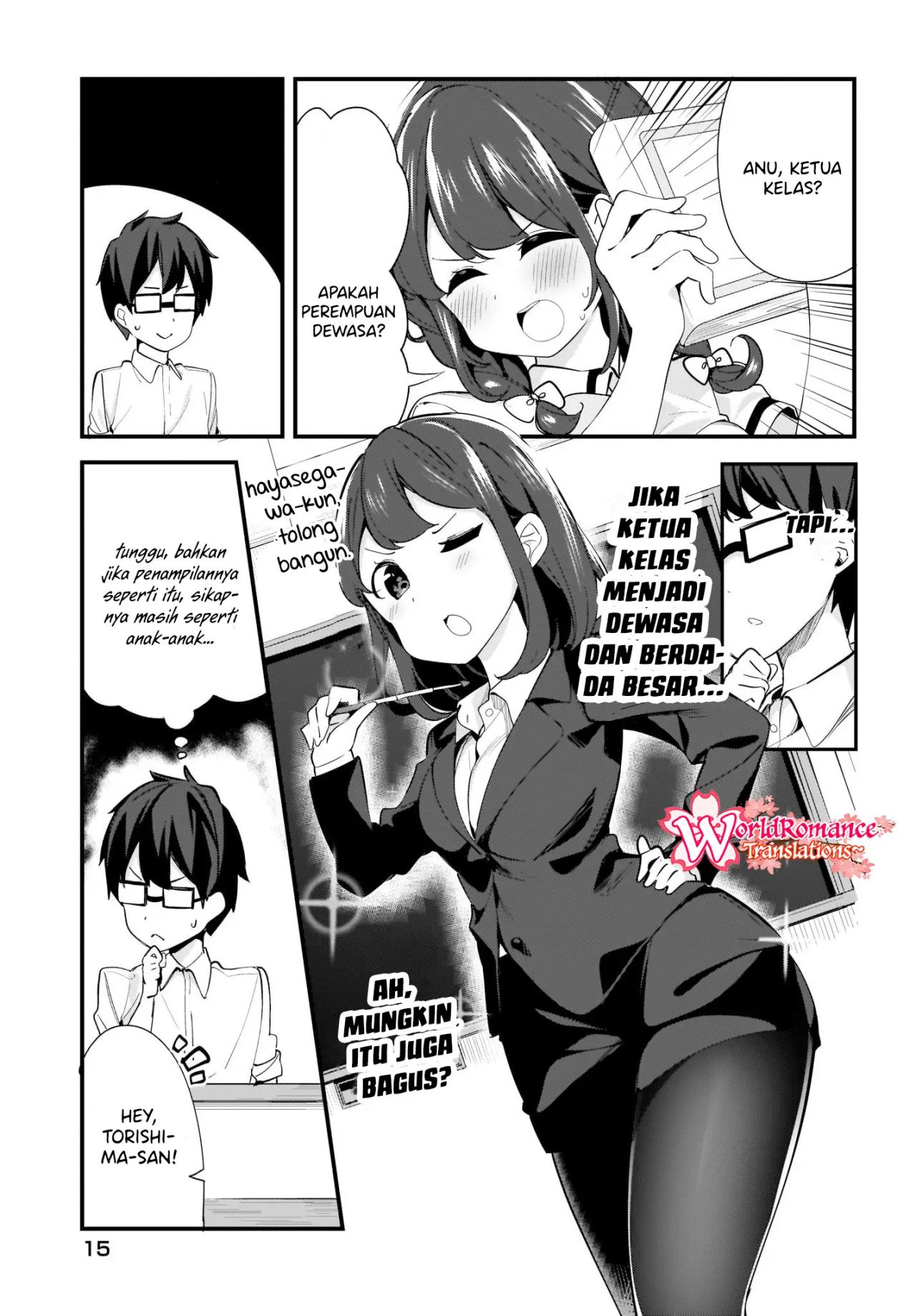 Hayasegawa-kun to Megami na Onee-san  Chapter 4 Gambar 12