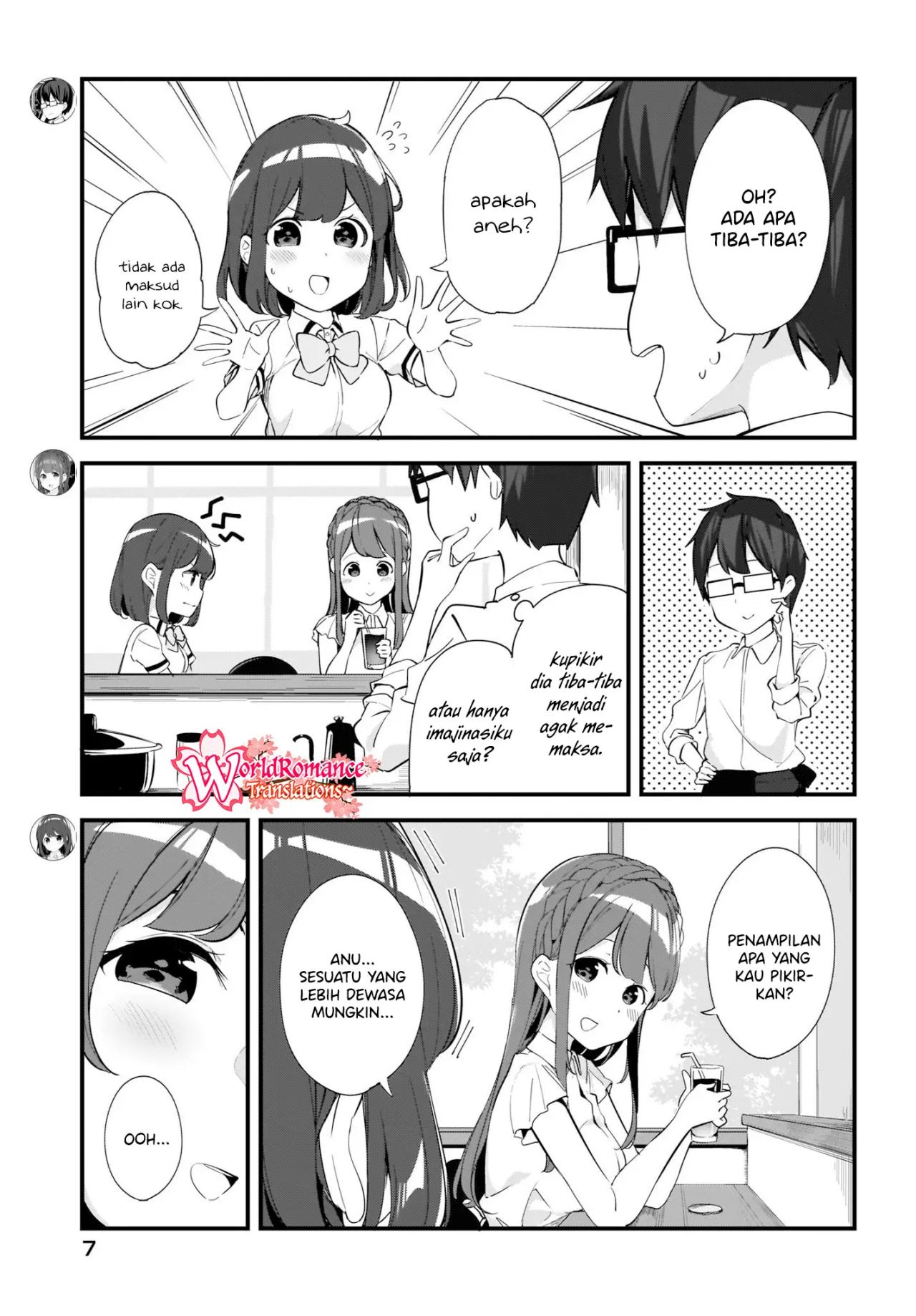 Hayasegawa-kun to Megami na Onee-san  Chapter 4 Gambar 4