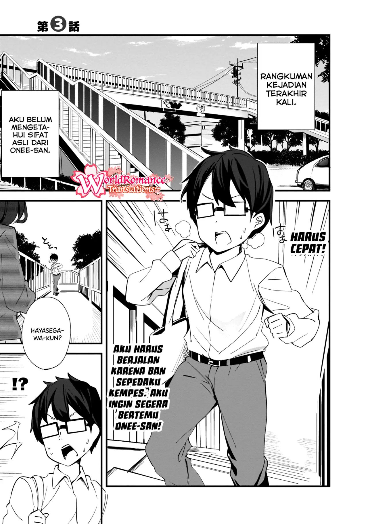 Baca Manga Hayasegawa-kun to Megami na Onee-san  Chapter 3 Gambar 2