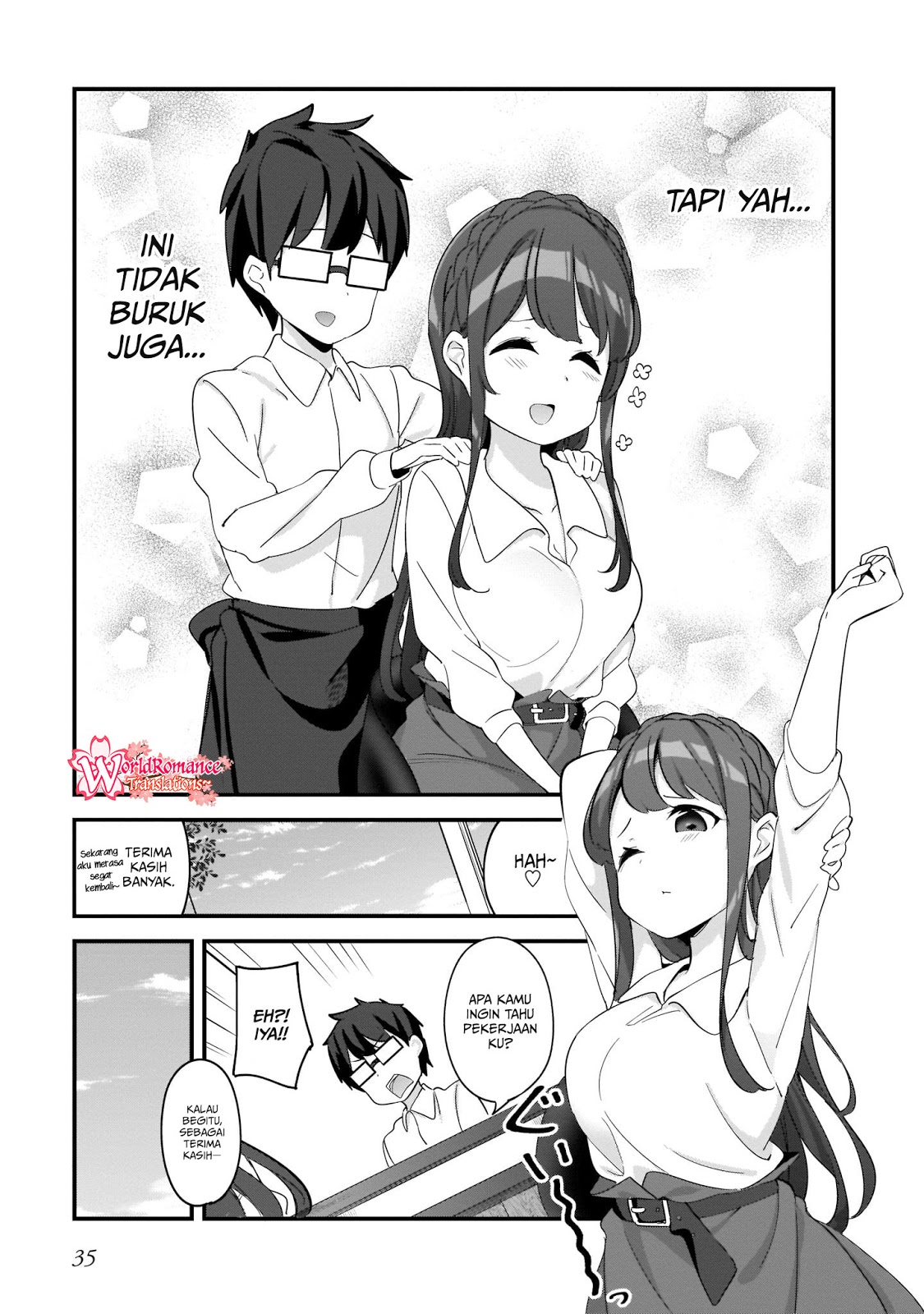 Hayasegawa-kun to Megami na Onee-san  Chapter 2 Gambar 18