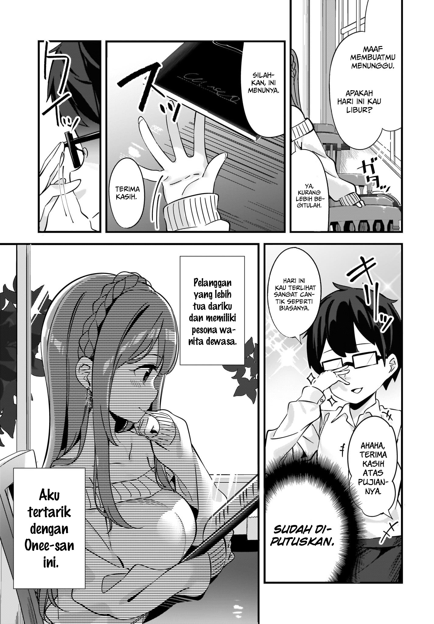 Hayasegawa-kun to Megami na Onee-san Chapter 1 Gambar 8