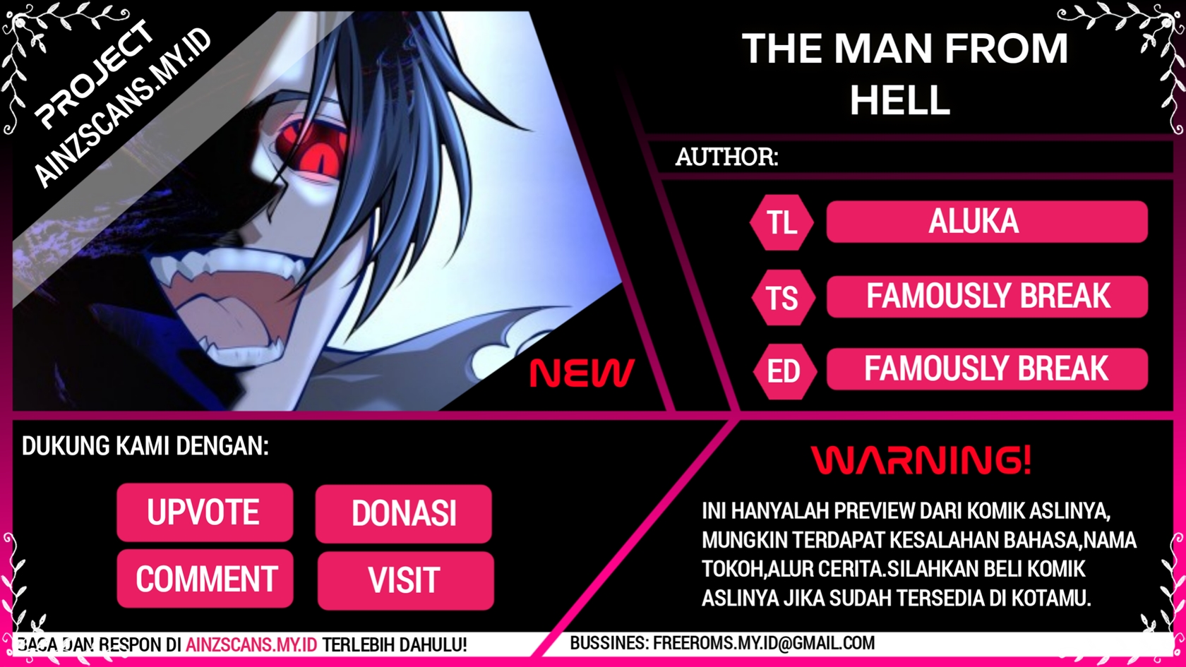 Baca Komik Man From Hell Chapter 17 Gambar 1