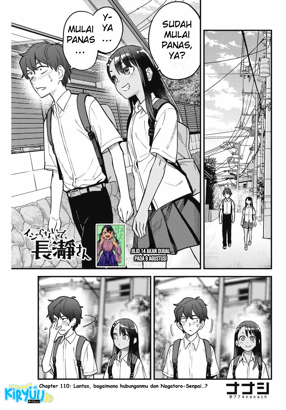 Baca Manga Ijiranaide, Nagatoro-san Chapter 110 Gambar 2