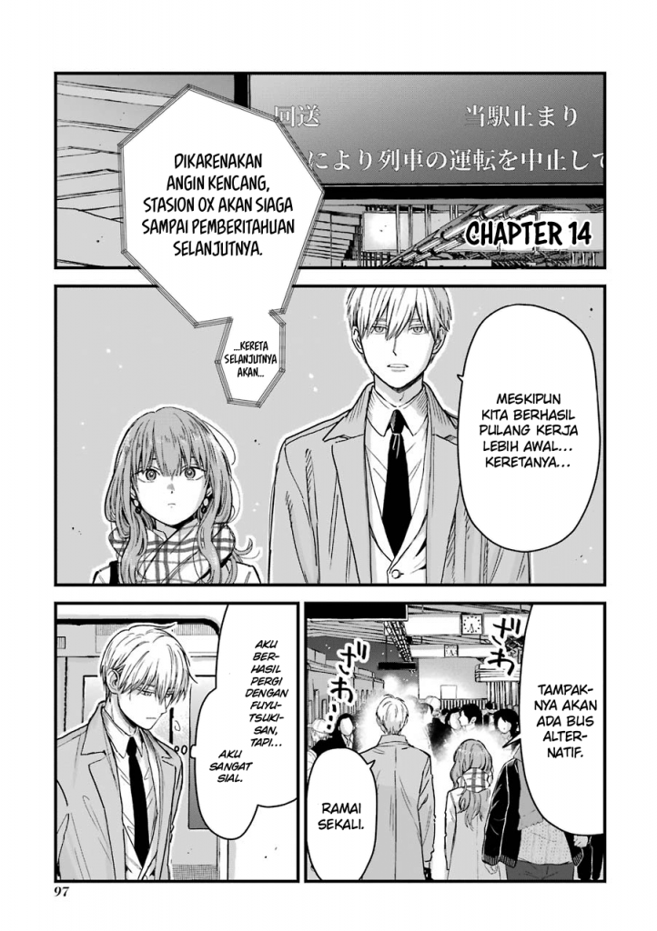 Baca Manga Koori Zokusei Danshi to Cool na Douryo Joshi Chapter 14 Gambar 2