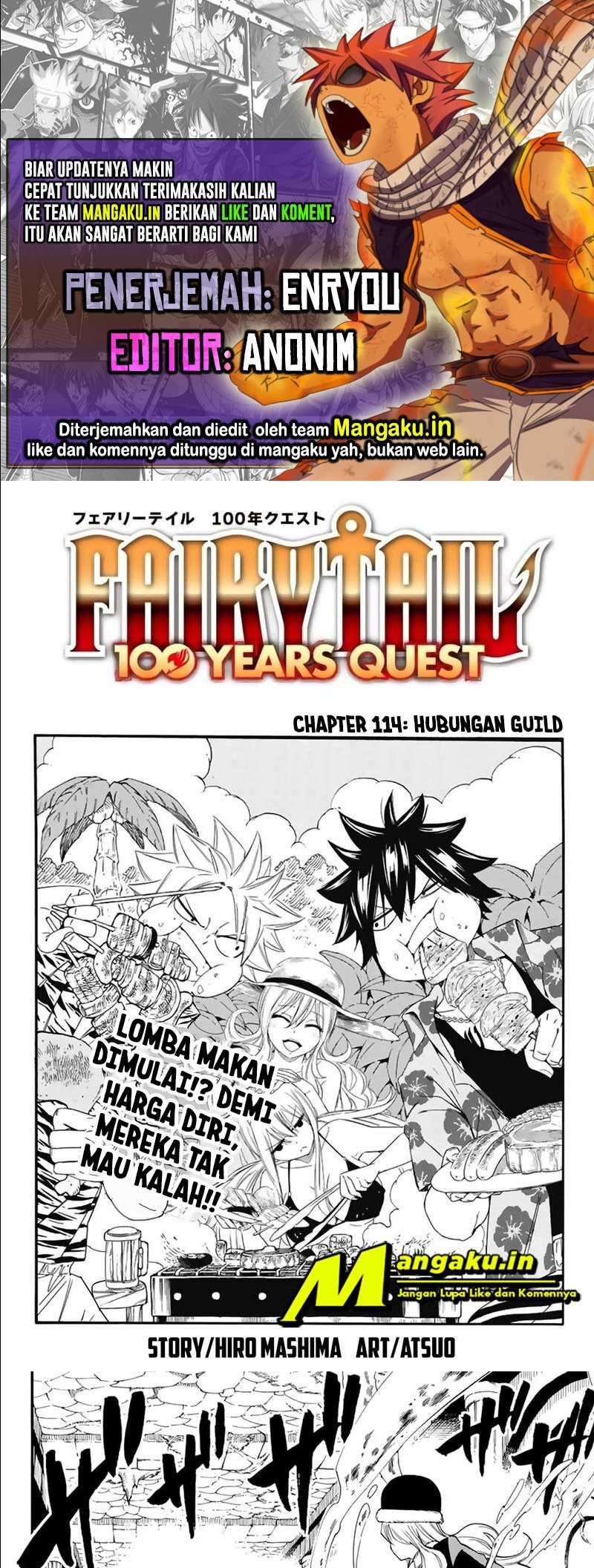 Baca Komik Fairy Tail: 100 Years Quest Chapter 114 Gambar 1