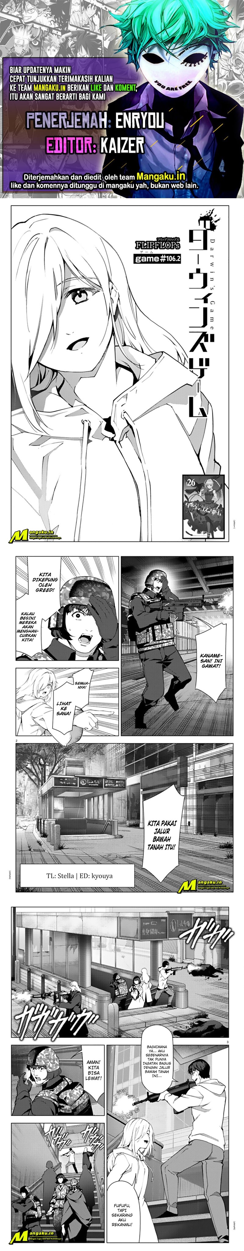 Baca Komik Darwins Game Chapter 106.2 Gambar 1