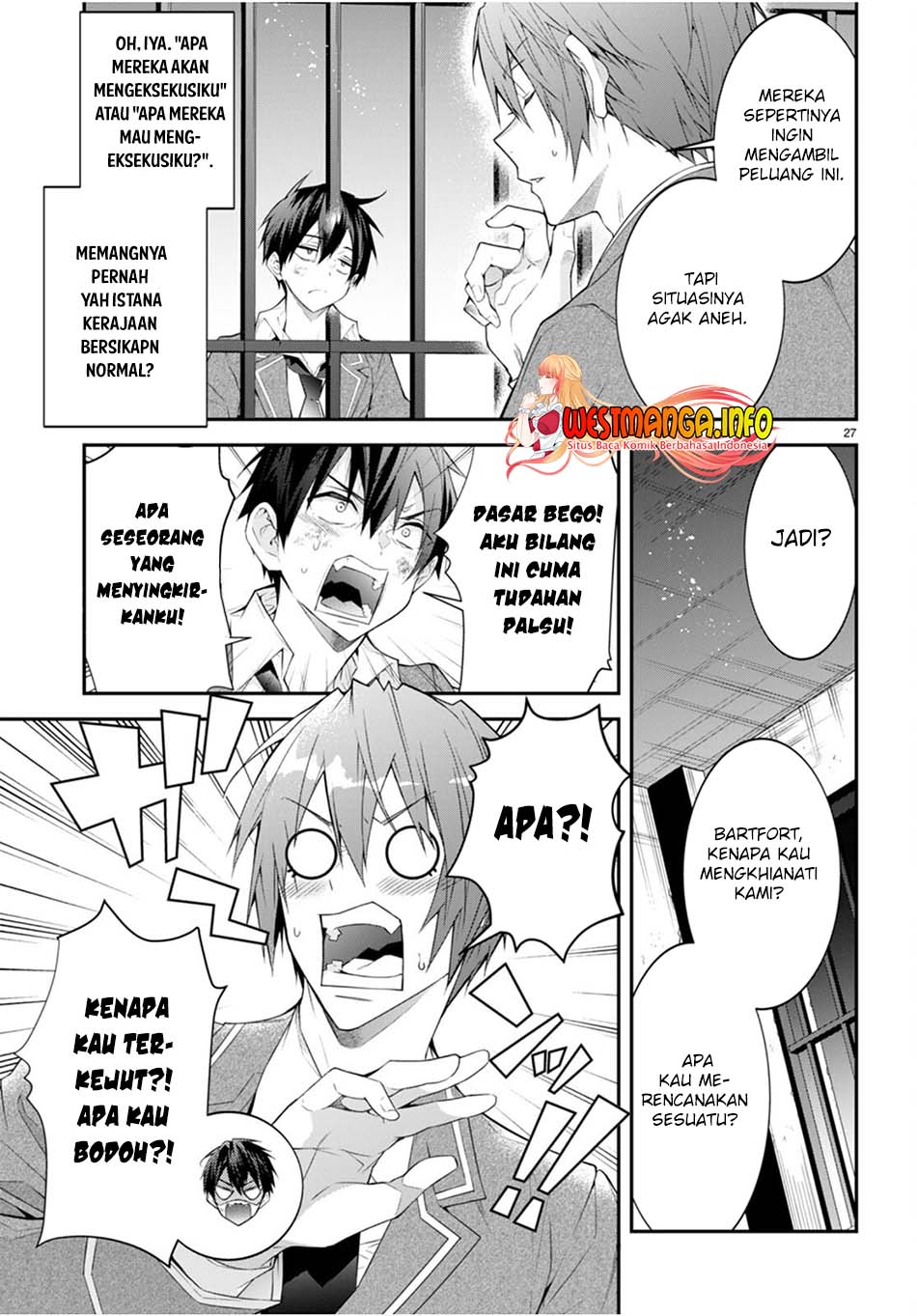 Otome Game Sekai wa Mob ni Kibishii Sekai Desu Chapter 46 Gambar 31