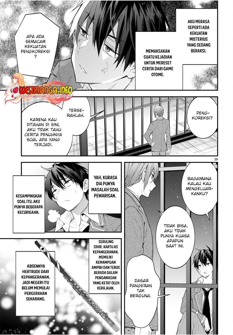 Otome Game Sekai wa Mob ni Kibishii Sekai Desu Chapter 46 Gambar 33